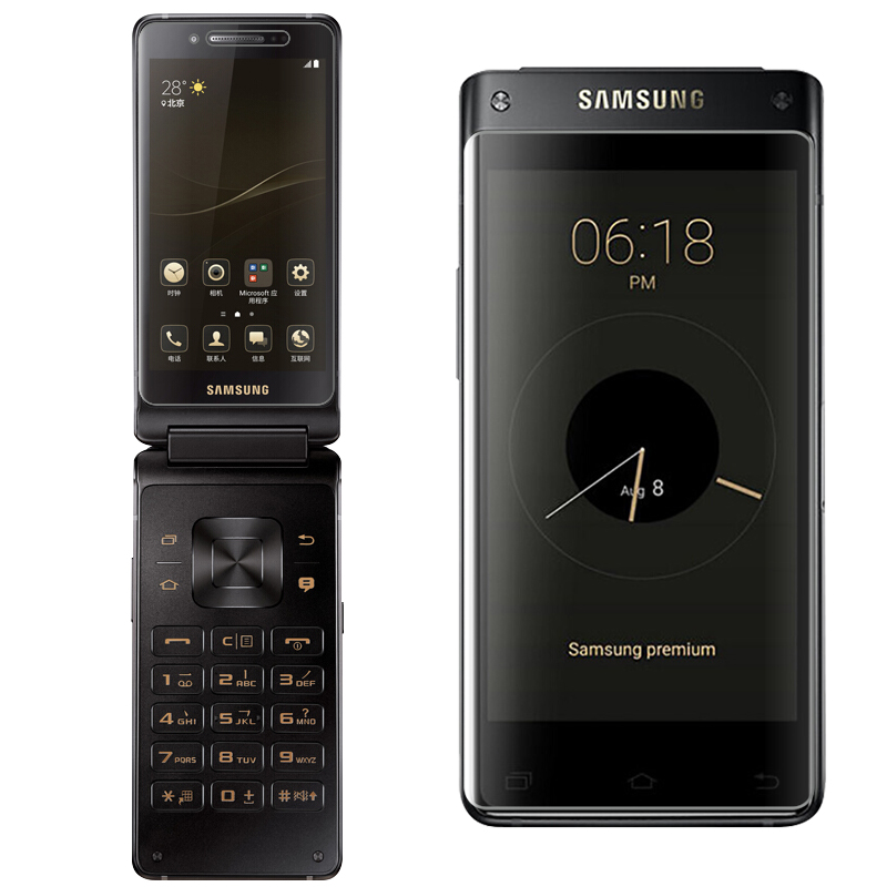 艾么么  三星w2018 内外屏水凝膜g9298手机1650按键膜w2017后盖保护膜