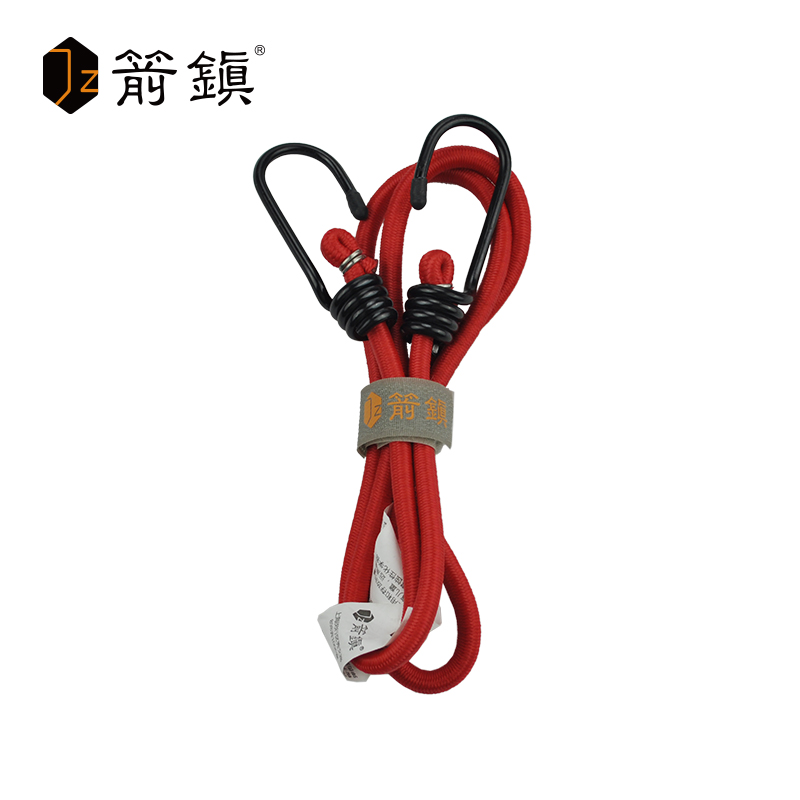 箭鎮（Jz） 高弹力快递捆绑绳自行车固定绑带电动车行李绳手推车捆扎绳8mm 灰色 (200CMX2根)