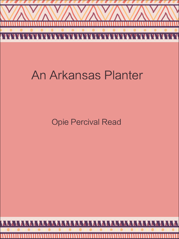 an arkansas planter