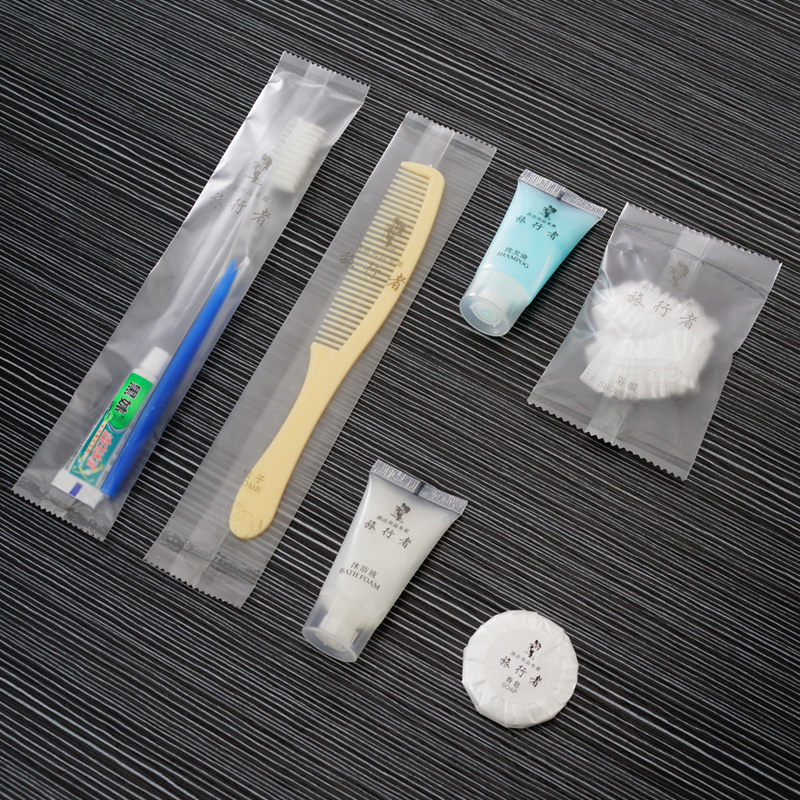 祝源宾馆酒店旅店客房用一次性用品六件套洗漱套装六合一批发 六小件