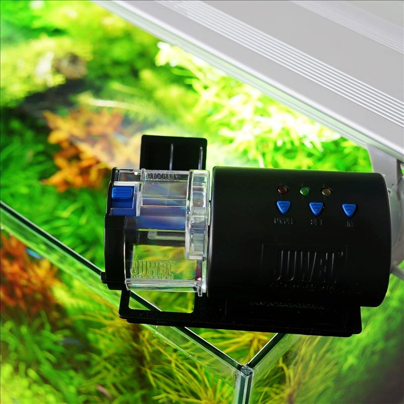 juwel黑钻水族箱鱼缸自动喂食器插电喂鱼器薄片颗粒粉末微粒定时投食