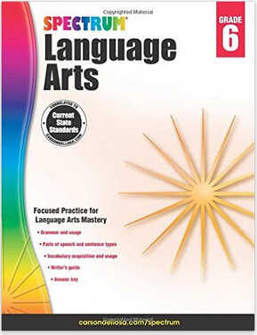 Spectrum Language Arts, Grade 6