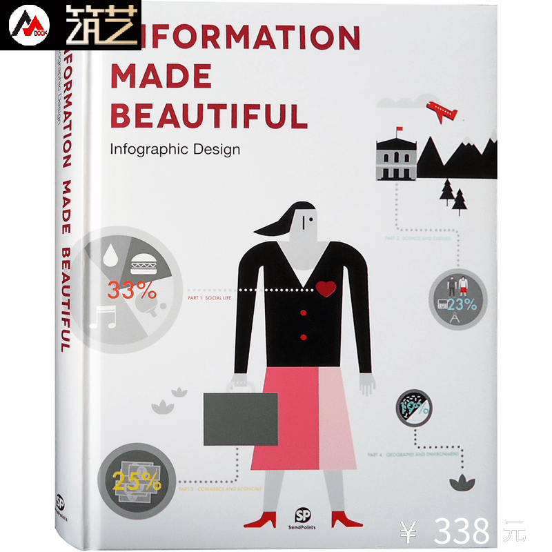 Information Made Beautiful 信息图表设计科技金融图标书籍版面创意排版设计平面设计书籍