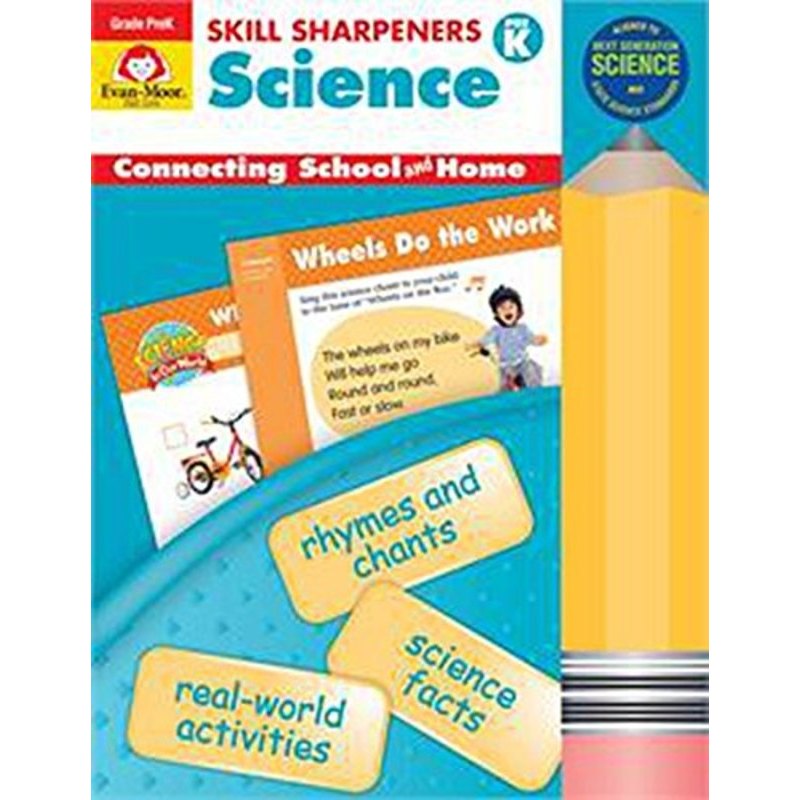 英文原版 Skill Sharpeners:Grade Pre-K技能铅笔刀系列科学学前级