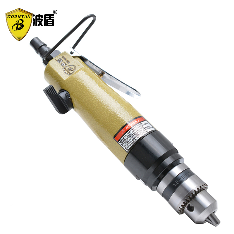波盾 帶正反轉 10mm直式氣動(dòng)手鉆 工業(yè)級風(fēng)鉆 氣動(dòng)鉆 3/8 氣鉆BD- 扳手式夾頭BD-1018