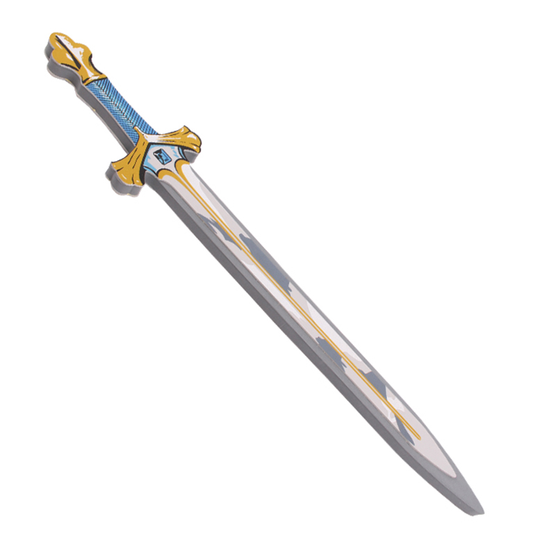 儿童仿真玩具eva泡沫刀剑男孩战士宝剑勇士盾牌儿童玩具刀礼物 宝石剑