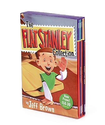英语读物 原版进口 课外阅读 纸片人斯坦利 4册套装 Flat Stanley 第二辑 美国小学推荐读物 校园章节桥梁书