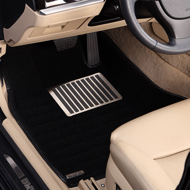 卡诺 奥迪专车专用大包围绒面脚垫地垫 黑色 奥迪a1脚垫