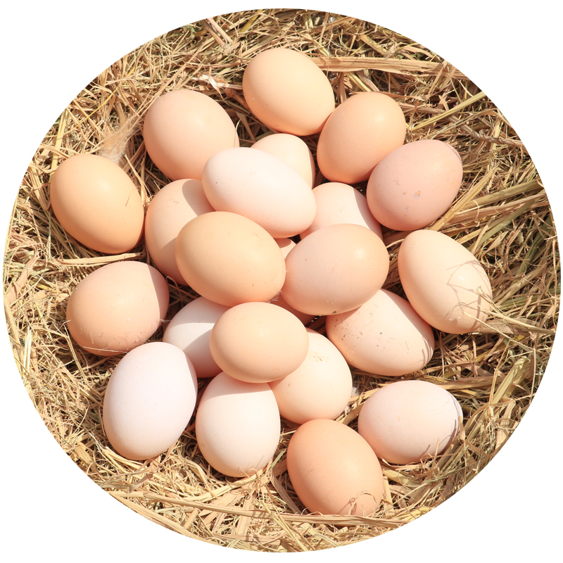 九华粮品 土鸡蛋 30枚 农家柴鸡蛋 笨鸡蛋 谷壳装 包顺丰