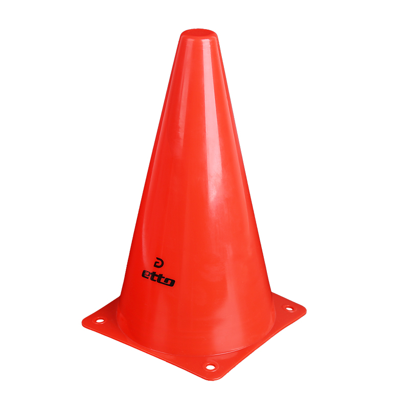 英途锐(etto)足球训练器材 障碍标志筒训练敏捷三角锥路障esa009 红色