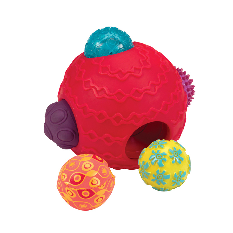 比乐B.Toys玩具球婴幼早教球6合1安全环保套装波利触觉球生日礼物