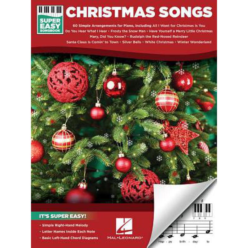 预订 christmas songs - super easy songbook