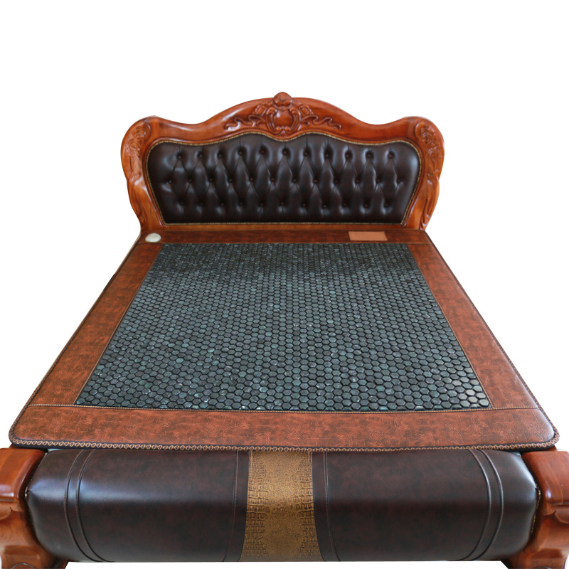 盛源北韩玉石岫岩玉黑绿玉黄金玉电加热双温双控超长波热敷多功能床垫