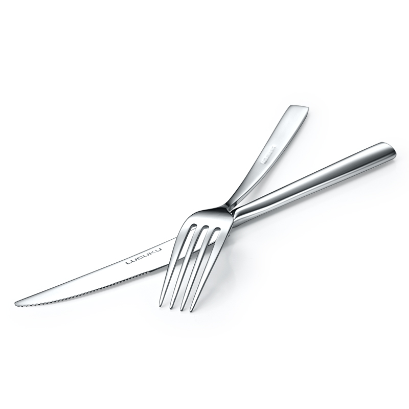 路卡酷（LUCUKU）304不锈钢西餐牛排刀叉两件套漫享餐具套装使用感如何?