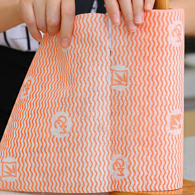 钰幻【3卷装】一次性抹布无纺布洗碗布不沾油厨房用纸清洁巾竹纤维