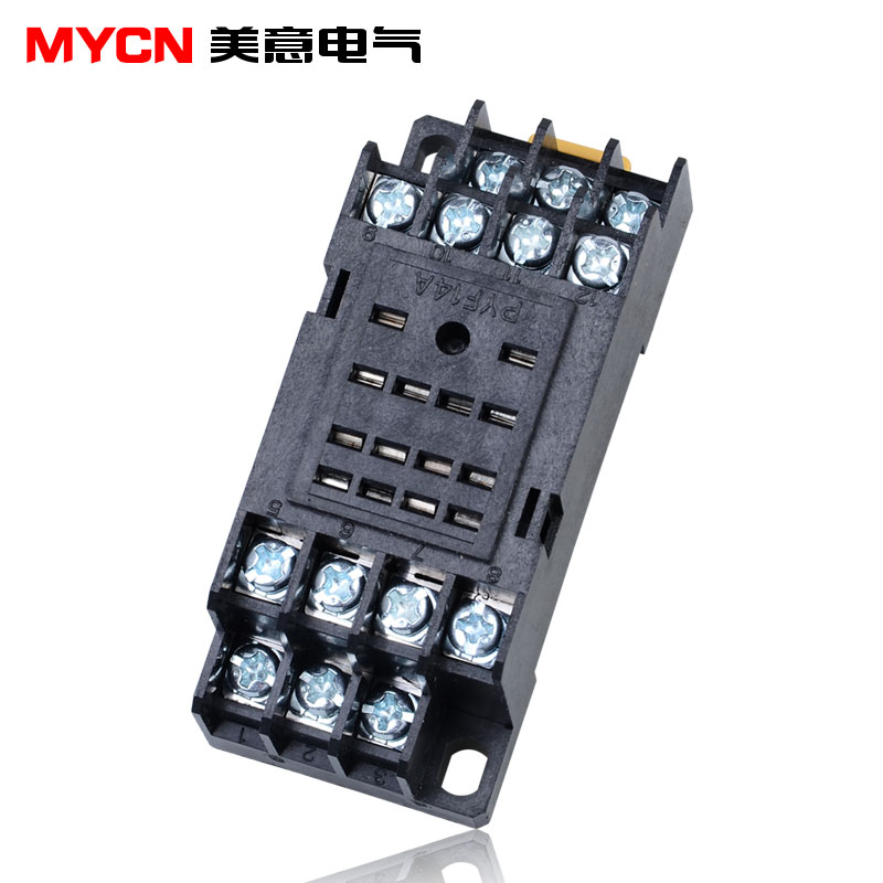 美意 pyf14a 中间继电器 底座 插座 适用 my4nj hh54p