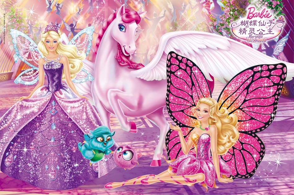 芭比电影特辑30 蝴蝶仙子与精灵公主