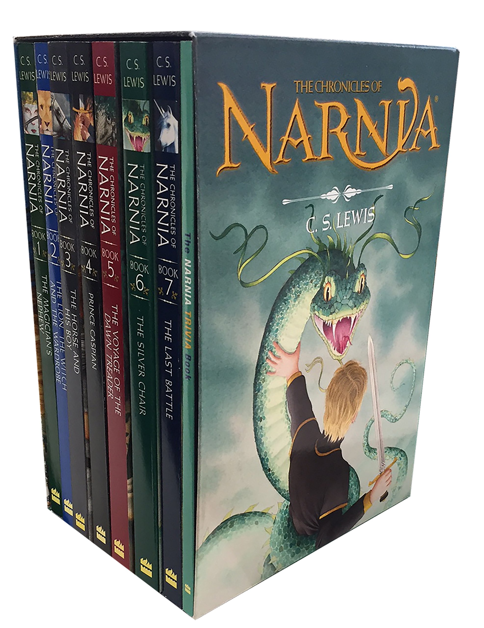 Chronicles of Narnia 8-book Box Set 英文原版