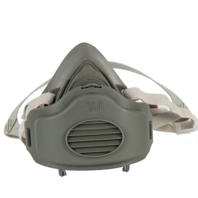 3m防毒面具3200防护三件套工业防尘面罩防颗粒物粉尘主体 滤棉 承接座