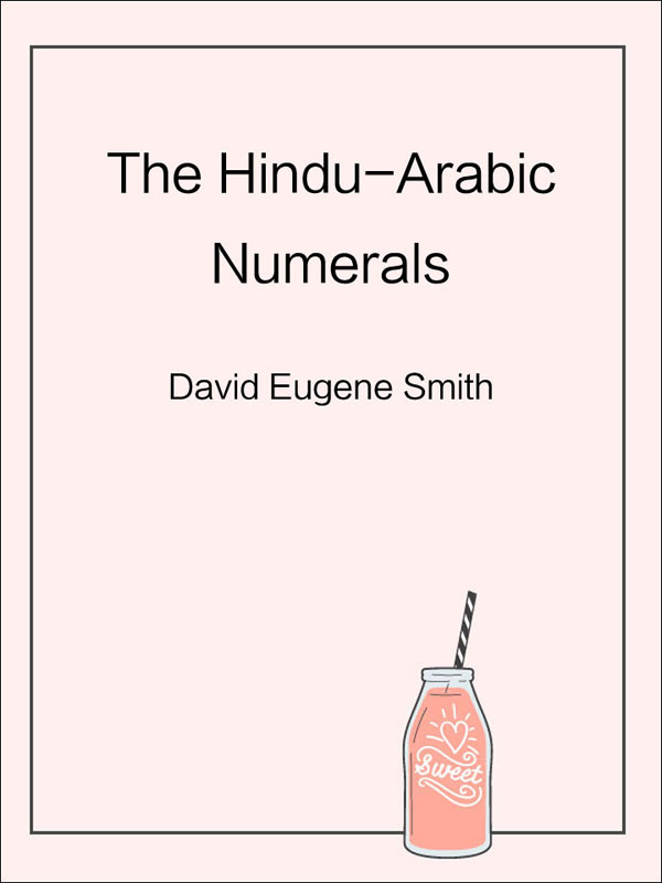 the hindu-arabic numerals