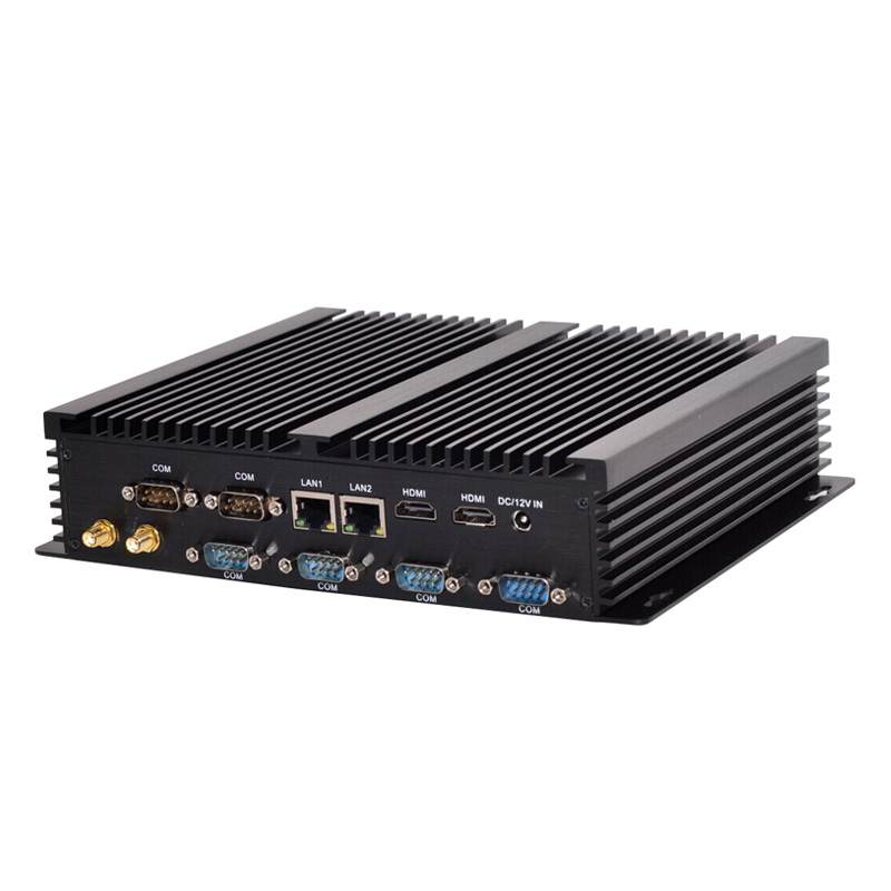 eip控汇第五代i7-4500u迷你主机工控机器静音工业电脑6串双网 8g内存