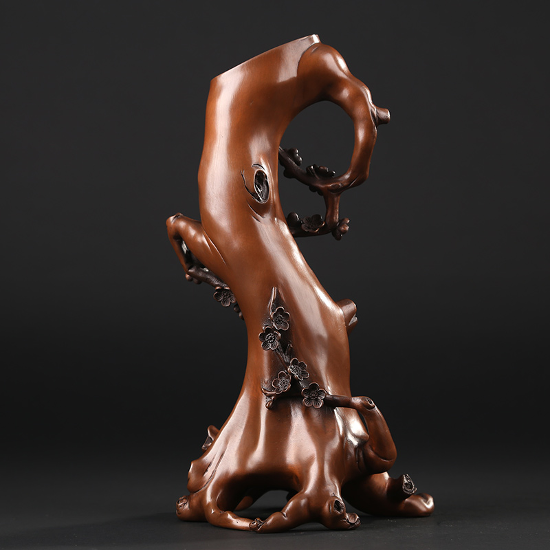 梅花树桩花瓶摆件