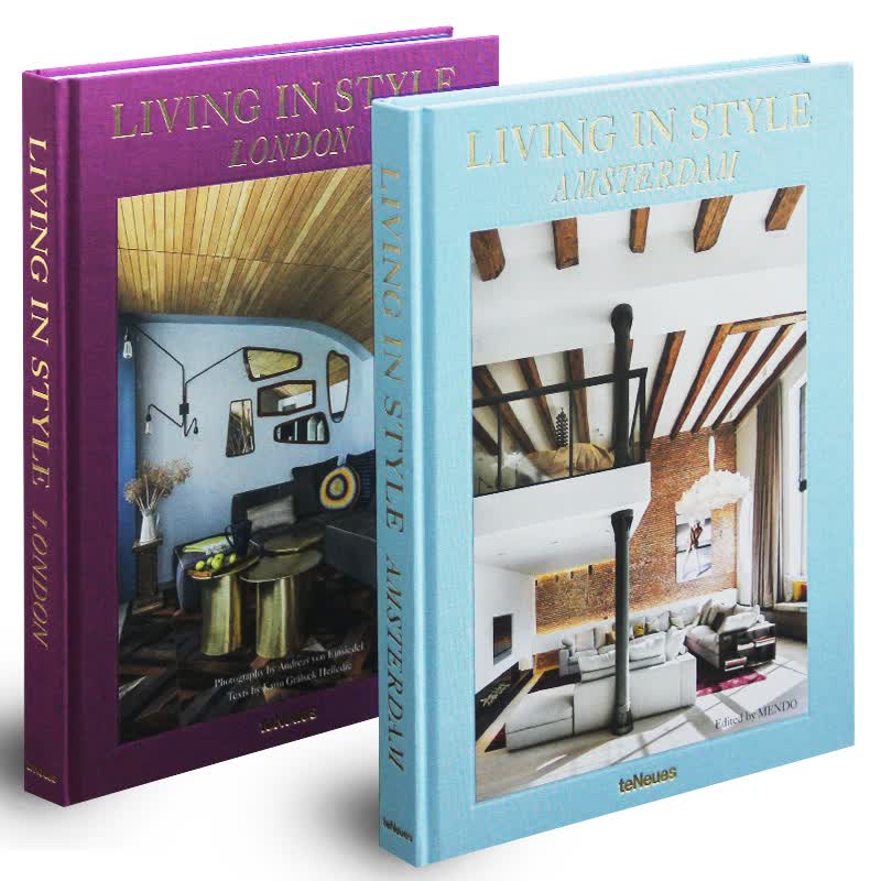 预售 Living In Style London+Living In Style 英文原版