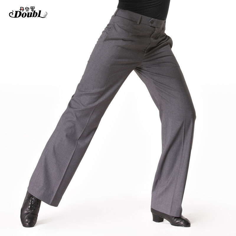 丹宝罗(doubl)丹宝罗广场舞服装裤子男士拉丁舞裤男摩登舞交谊舞广场
