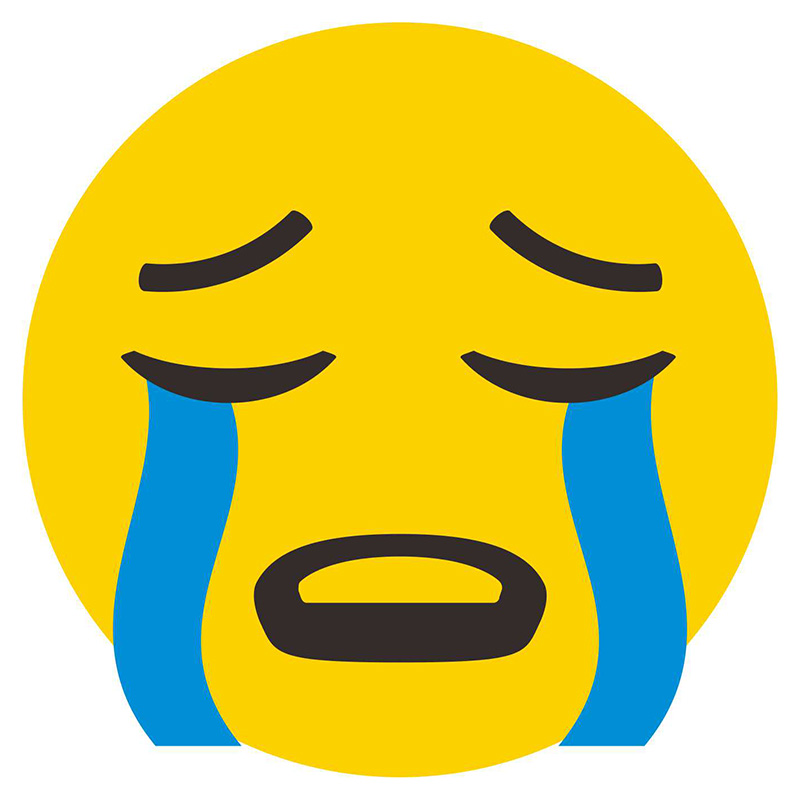 忆美特装饰贴个性diy墙贴儿童房笑脸贴纸办公室创意emoji表情贴画 泪