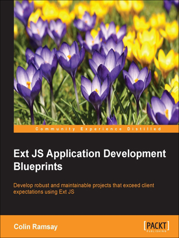 ext js application development blueprints