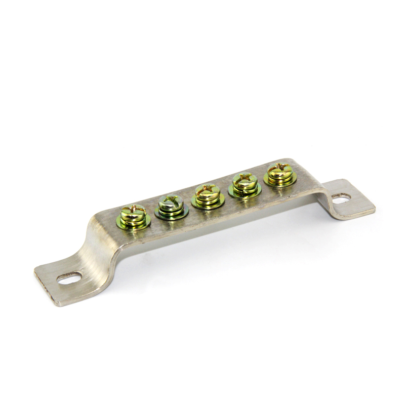 5孔地排大电流接地铜条零地排接地端子3*30接地铜排配电箱 地排