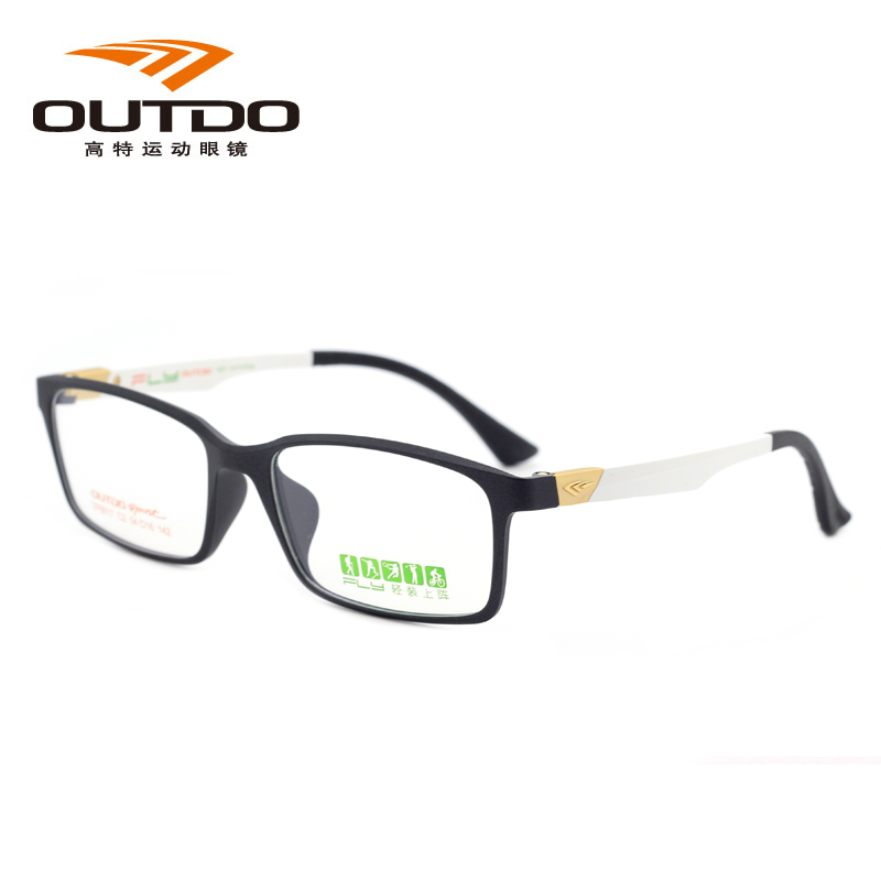 outdo高特光学运动眼镜全框眼镜框潮男女士眼镜架tp8817 tp8817-c2黑