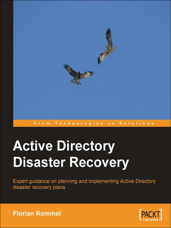 active directory disaster recovery