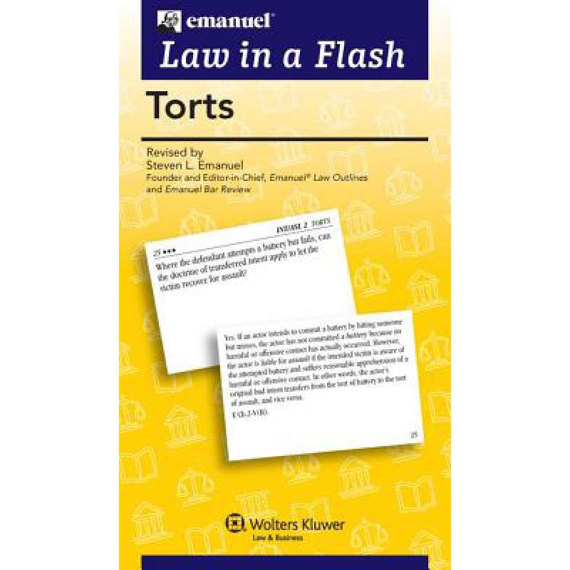 预订 Emanuel Law in a Flash for Torts