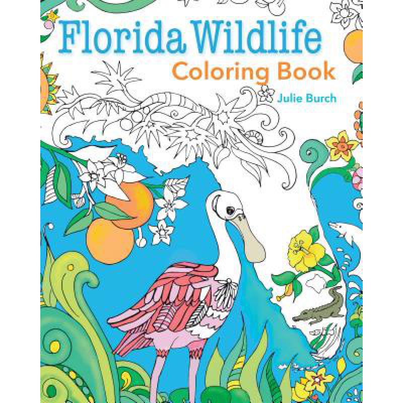 预订 Florida Wildlife Coloring Book
