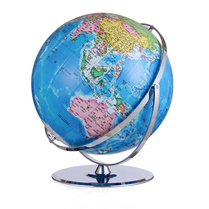 晓苑 复古地球仪 360旋转金属地球仪 实用礼物送朋友学生生日礼物