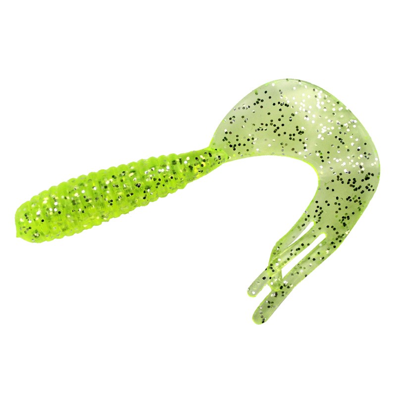 5cm2g软体仿真鱼饵 01号(5支装)三叉卷尾蛆 (w201)