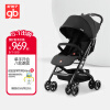 好孩子（gb）婴儿车可坐可躺轻便折叠婴儿推车宝宝遛娃避震伞车 D678黑色