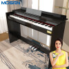 莫森(mosen)智能电钢琴MS-103P典雅黑 电子数码钢琴88键配重键盘 专业级+原装琴架+三踏板
