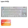 罗技（G） G913 TKL 机械背光键盘 无线蓝牙双模式键盘 电竞游戏键盘 便携紧凑设计 【键盘+WPS教程卡套餐】白色 T轴（类茶轴）