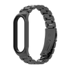 米布斯(mijobs) 适用小米手环6/5腕带小米手环4/3表带金属防丢个性时尚小米智能手环五四腕带 【新款】三珠-黑色