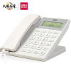得力（deli) 电话机座机 固定电话 办公家用 45°倾角 亮度可调 13560白 一年质保