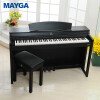 美嘉（MAYGA）MH-10 黑 电钢琴88键重锤数码钢琴专业考级电子钢琴智能钢琴全国包邮