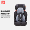 gb好孩子高速汽车儿童安全座椅五点式安全带CS618黑灰色9个月-12岁