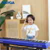 美嘉（MAYGA）MP100蓝色电钢琴88键重锤数码钢琴专业成人儿童初学考级电钢琴+U型架