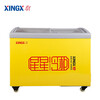 星星(XINGX) 245升 商用卧式玻璃门圆弧冷柜 展示柜 雪糕饮料柜(黄色) SD/SC-245YE