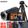 索尼（SONY）HDR-CX450高清数码摄像机家用DV机会议教学录像机30倍光学变焦 CX450标配+256G卡包电池三脚架套装 全国联保