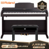 罗兰（Roland）智能电钢琴RP302-CRL 升级款立式电子数码钢琴88键重锤专业成人时尚典雅黑棕款+全套礼包