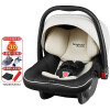 fengbaby新生儿汽车安全座椅宝宝便携车载提篮式婴儿童摇篮0-15个月FB-806米黑色