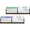 芝奇(G.SKILL)32GB(16G×2)套装 DDR4 4000频率 台式机内存条-皇家戟RGB灯条(花耀银)